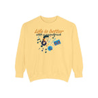 Music Lover Sweatshirt "Life Is Better With a Soundtrack" Retro Cassette Design