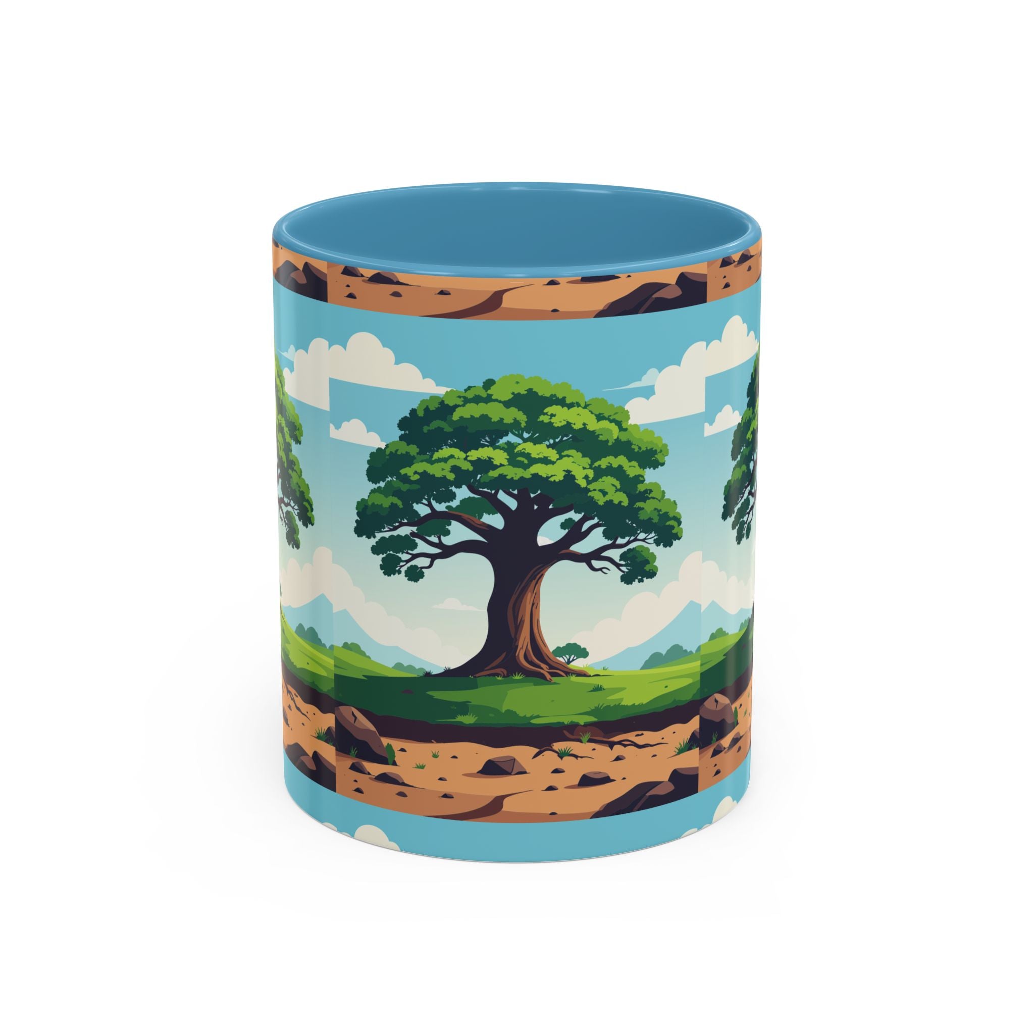 Oak Tree Scenic Accent Coffee Mug Nature Landscape 11/15oz