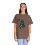 Christmas Tree Hearts T-Shirt — Cute Holiday Tree with Hearts Graphic