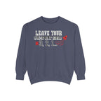 Leave Your Comfort Zone Sweatshirt "3, 2, 1" Motivational Crewneck