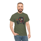 Monster Face T-Shirt Scary Creepy Graphic Tee (Halloween)