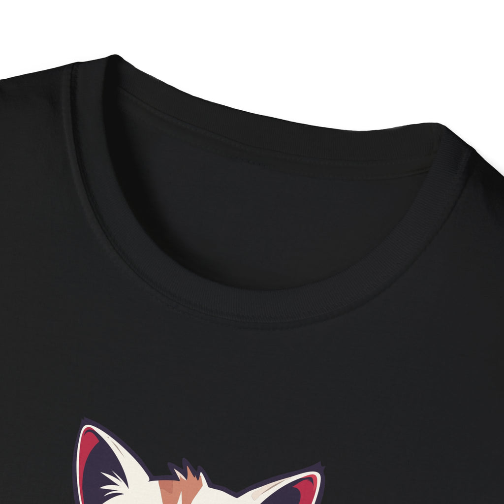 Cat Rocker T-Shirt Cool Sunglasses Cat Playing Guitar Graphic Tee