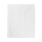 White textured fabric swatch on a white background