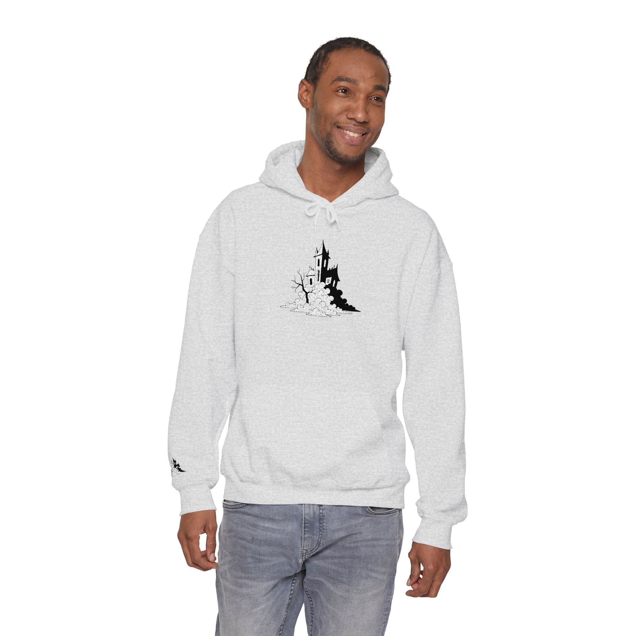 Hoodie Minimal Black Tree Silhouette Hoodie (Nature-Inspired Graphic)