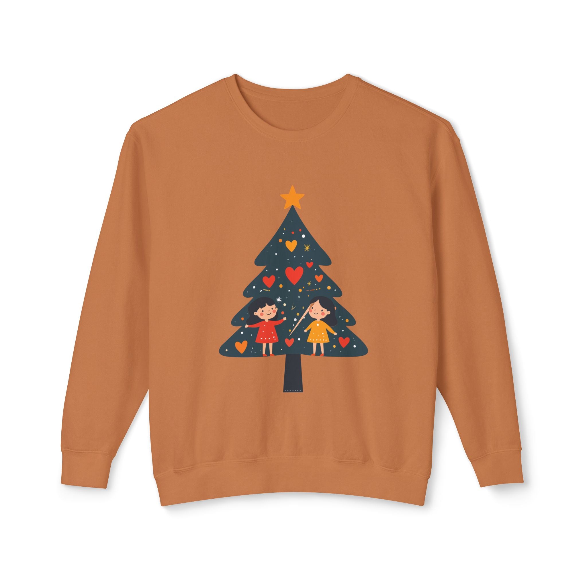 Christmas Tree Sweatshirt — Cute Kids Holiday Tree Design