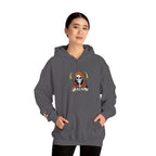 Embroidered Skull Reaper Hoodie Gothic Grim Reaper Graphic Sweatshirt