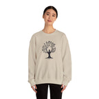 Crewneck Sweatshirt Tree of Life Yoga Silhouette