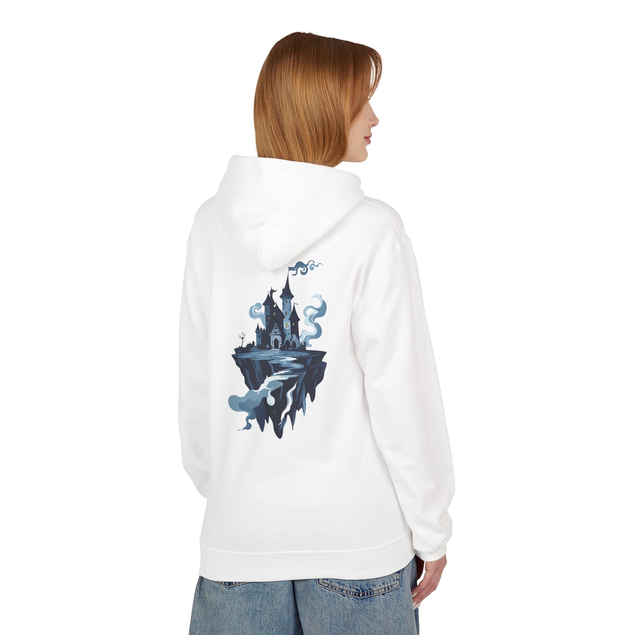 Floating Castle Hoodie Gothic Fantasy Graphic Pullover