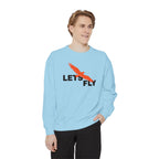 Let's Fly Sweatshirt — Graphic Bird Crewneck for Adventure Lovers