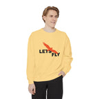 Let's Fly Sweatshirt, Graphic Bird Crewneck
