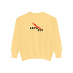 Let's Fly Sweatshirt — Graphic Bird Crewneck for Adventure Lovers
