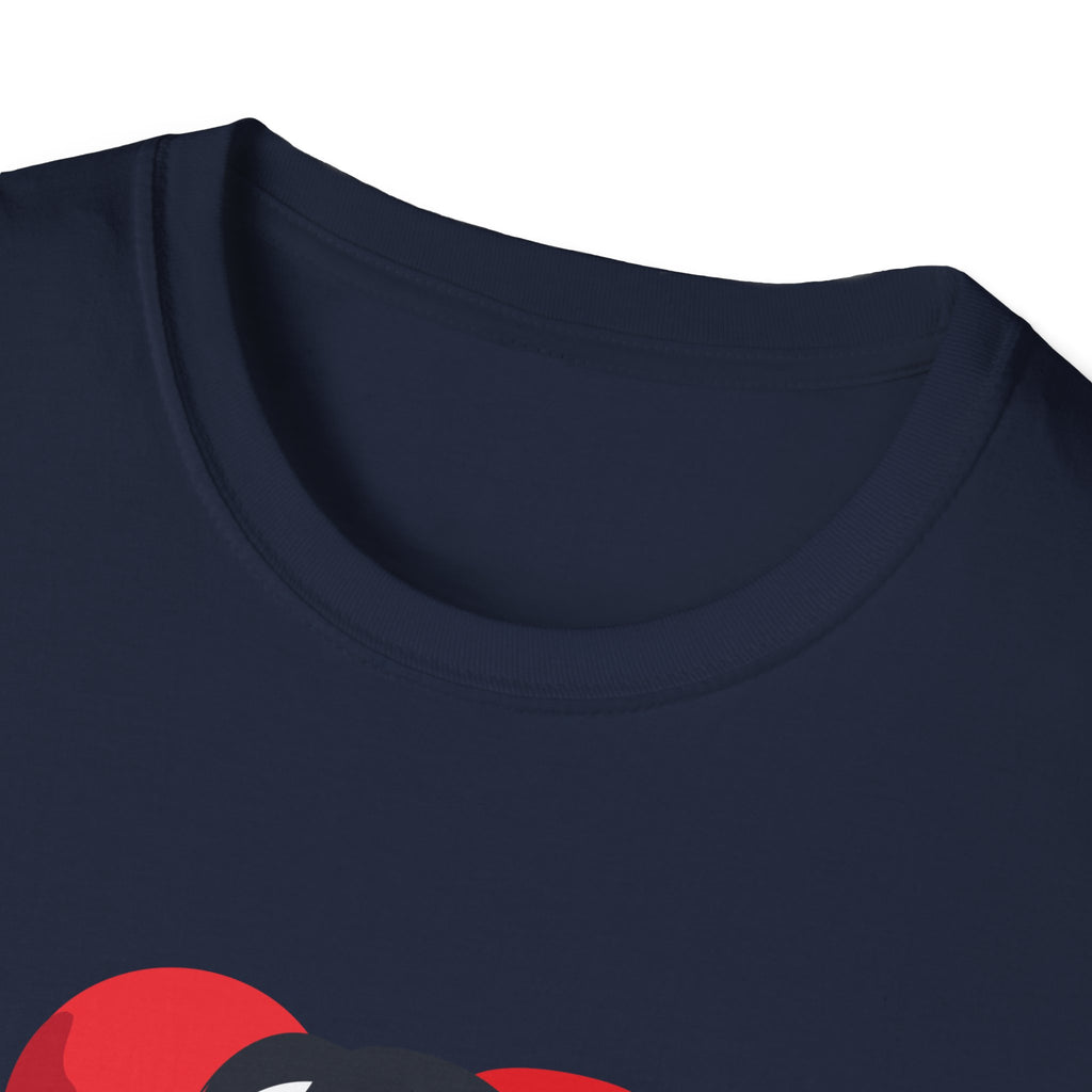 Love Heart Portrait T-Shirt Woman Face Profile