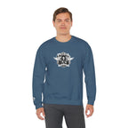 Gothic Band Crest Embroidered Crewneck Sweatshirt