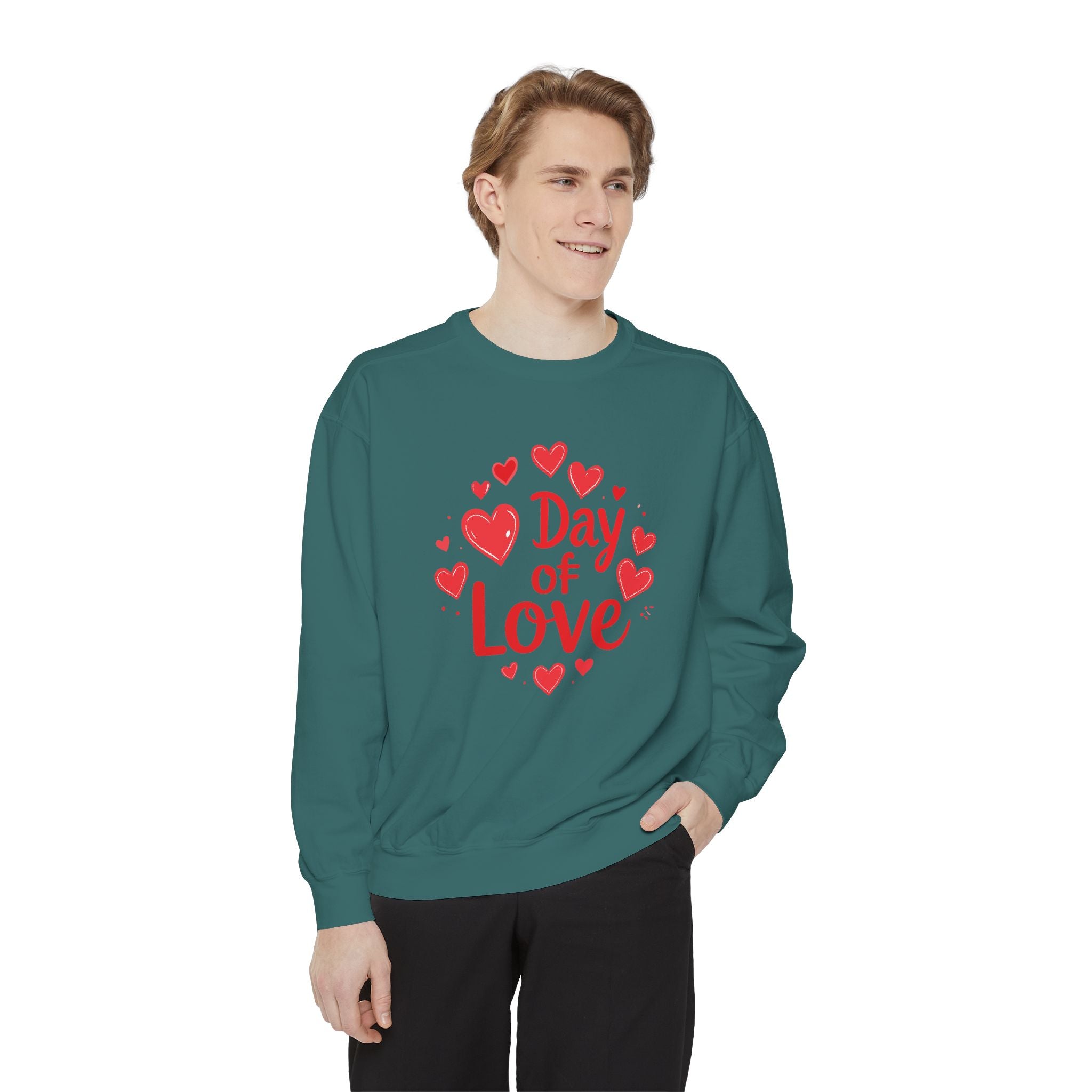 Heart Day Unisex Sweatshirt - Day of Love Design
