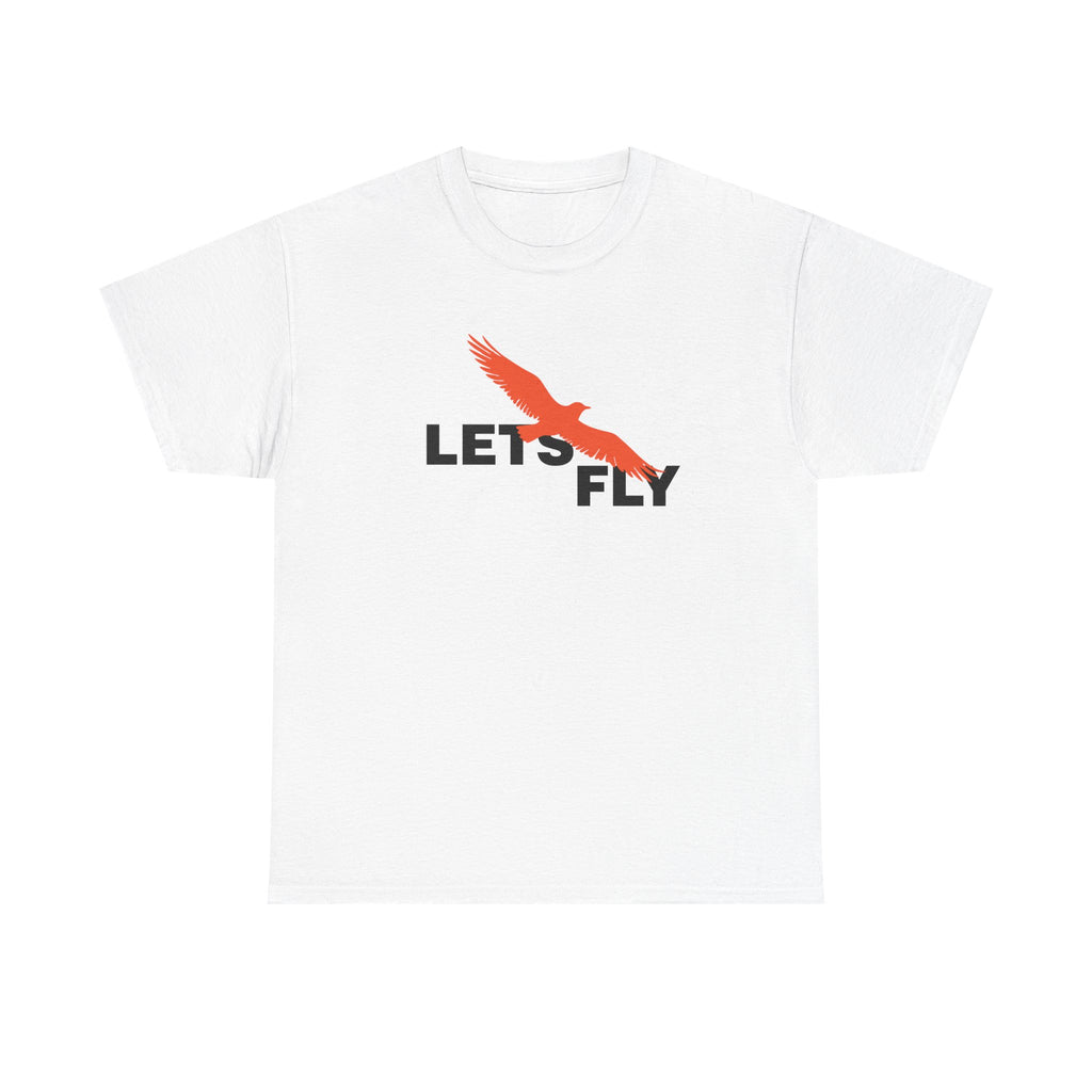 Lets Fly T-Shirt — Minimal Bird Graphic Tee