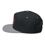 Flat Bill Cap Colorful Graffiti 'LOVE' Embroidered Snapback