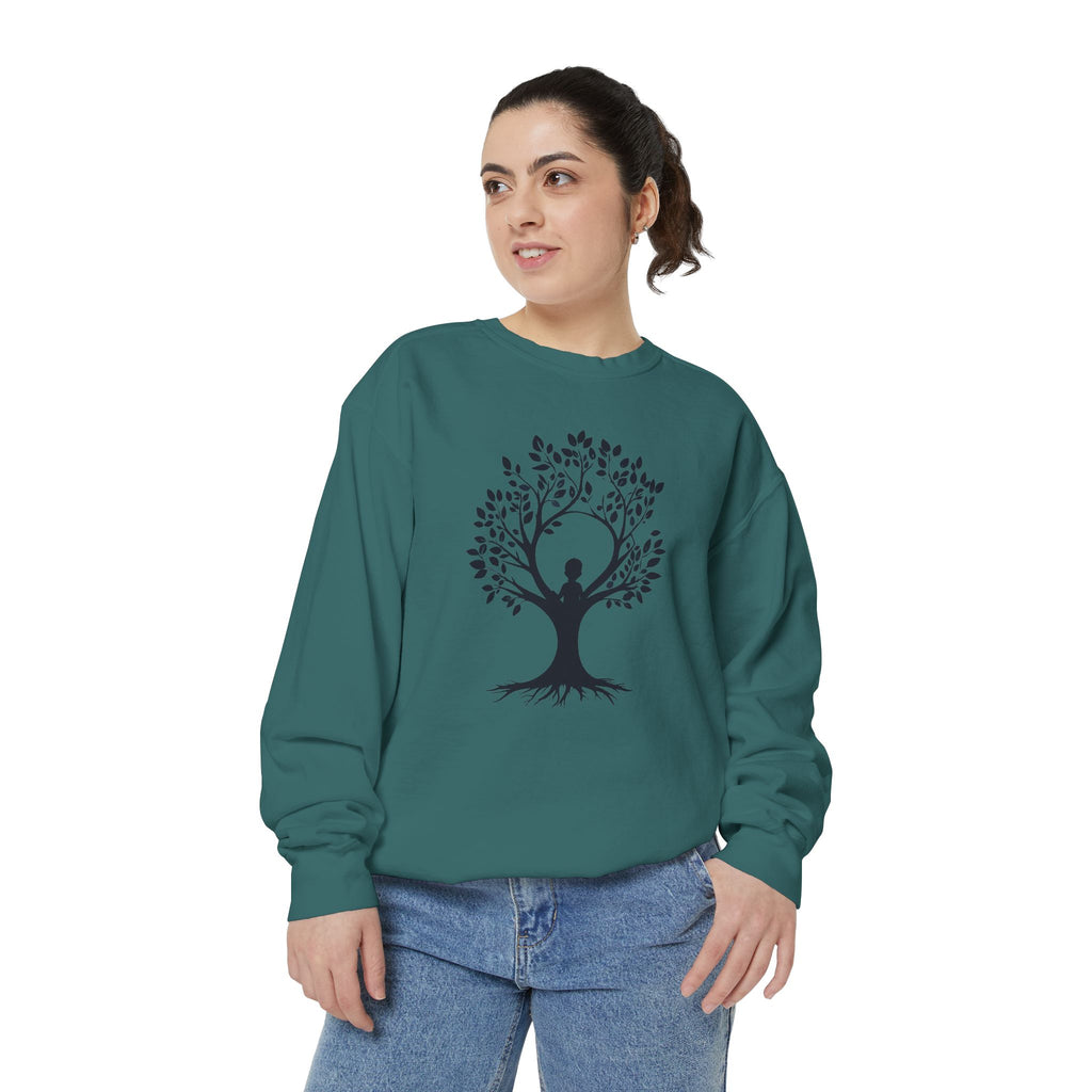 Tree of Life Sweatshirt Yoga Meditation Spiritual Crewneck