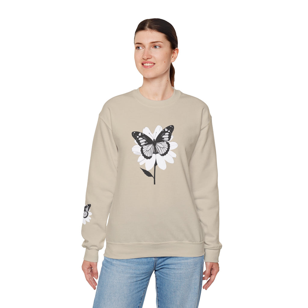 Butterfly Bloom Crewneck Sweatshirt Quiet Poise Edition