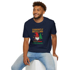 Currently Installing Festive Updates Christmas T-Shirt Holiday Gnome Tee