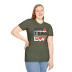 T-Shirt "Zero Compromise Love" Bold Graphic Typography Tee