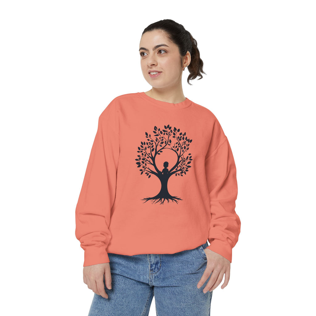 Tree of Life Sweatshirt Yoga Meditation Spiritual Crewneck