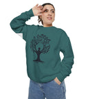 Tree of Life Sweatshirt Yoga Meditation Spiritual Crewneck