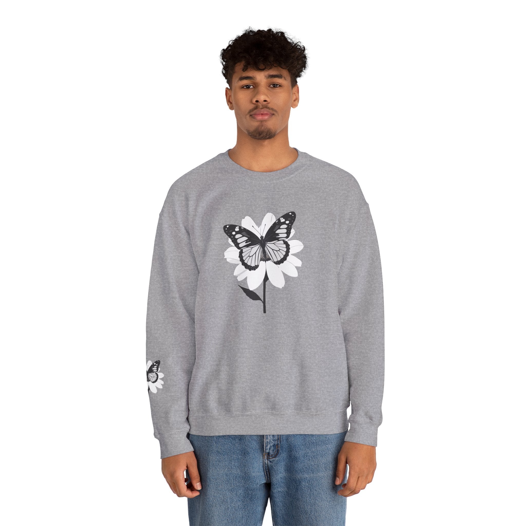 Butterfly Bloom Crewneck Sweatshirt Quiet Poise Edition