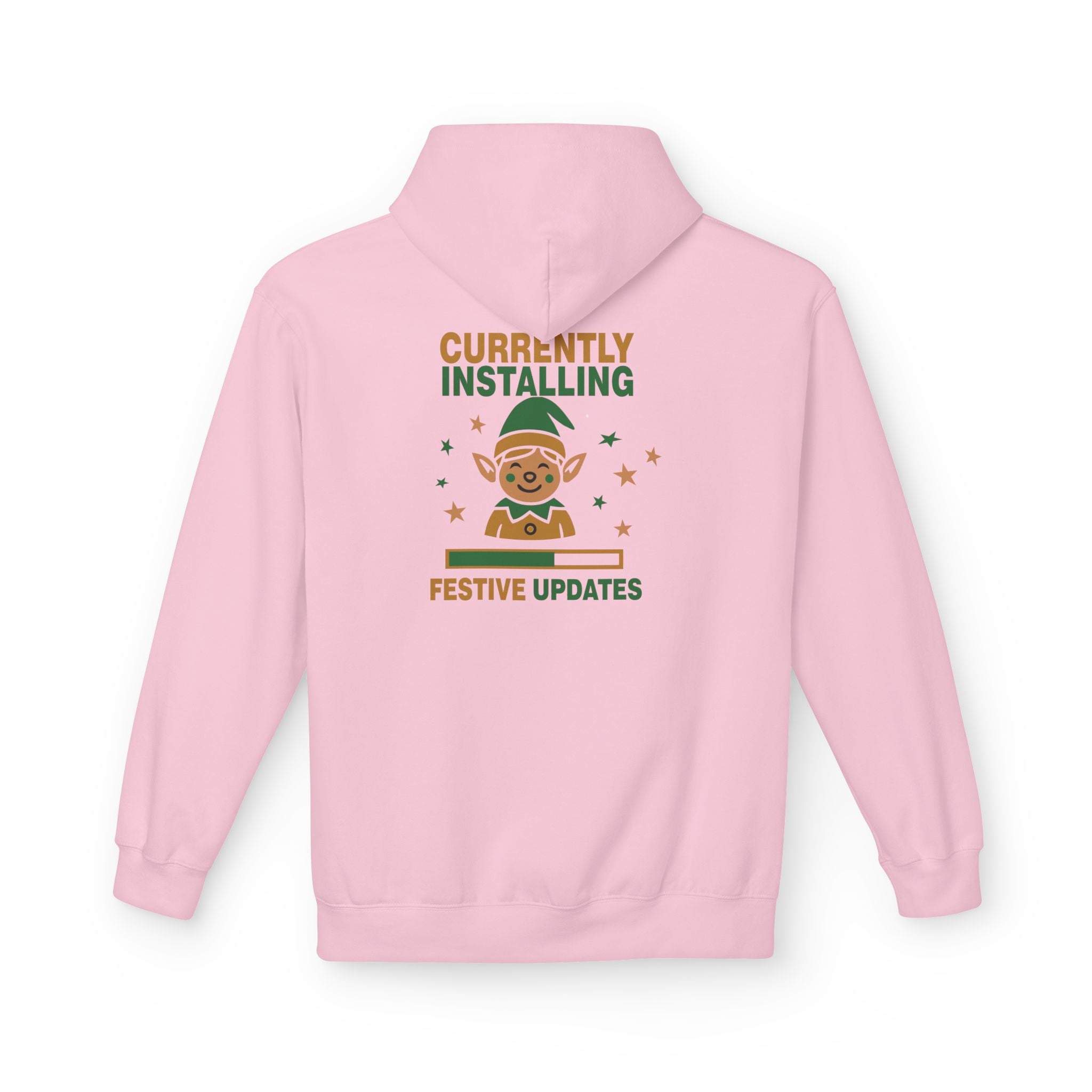 Holiday Hoodie "Currently Installing Festive Updates" Gingerbread Sweatshirt