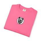 Embroidered Hyena Crest Vintage Logo T-Shirt - Minimal Animal Emblem Tee