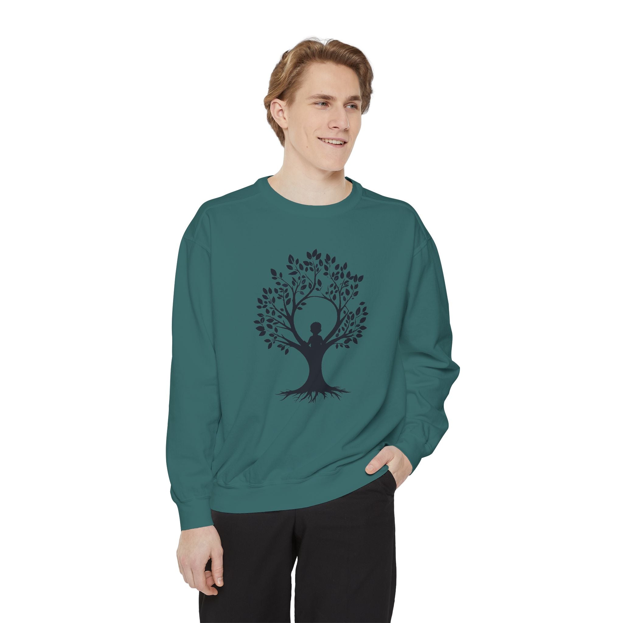 Tree of Life Sweatshirt Yoga Meditation Spiritual Crewneck