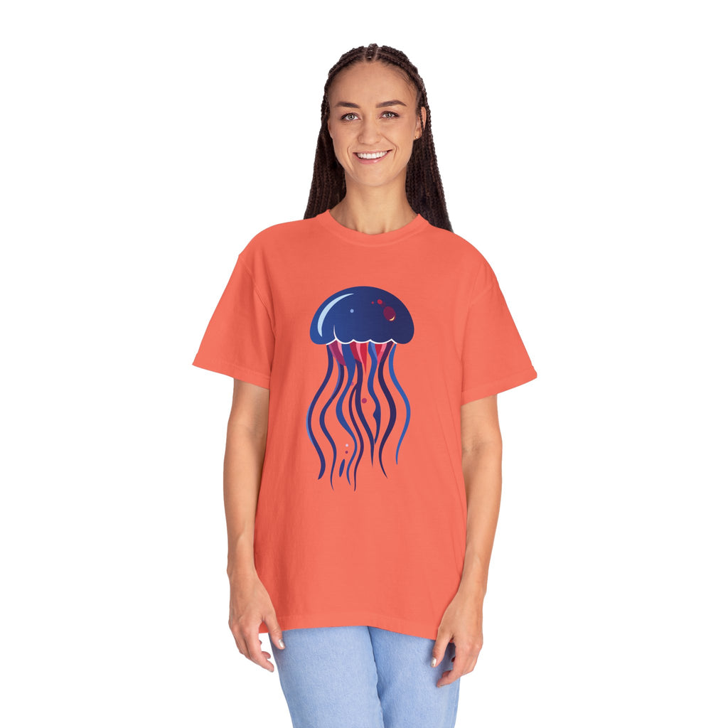 Jellyfish Graphic T-Shirt Nautical Ocean Sea Life Tee