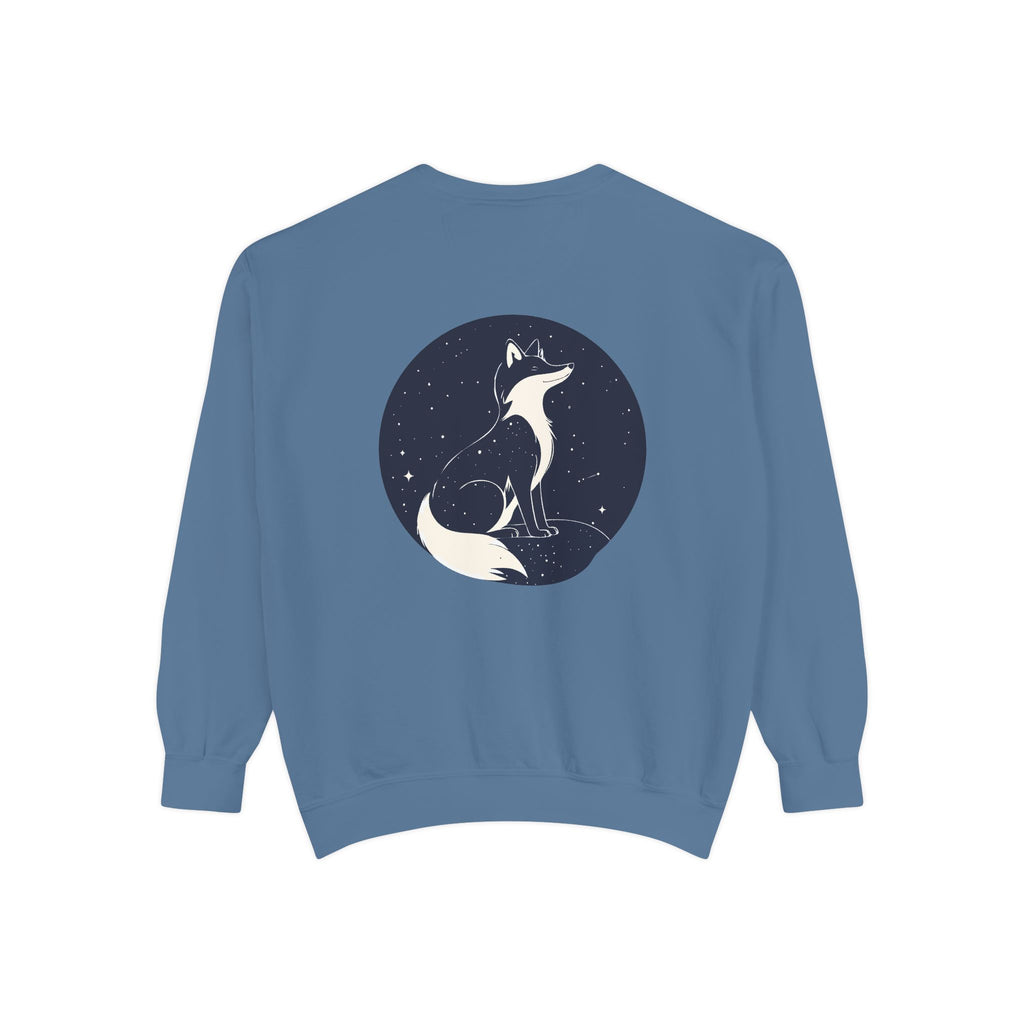Fox Moon Sweatshirt Vintage Celestial Fox Crewneck