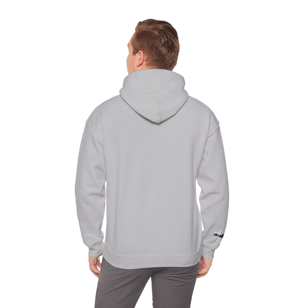 Hoodie Distressed 'One life, One us.' Minimal Graphic Pullover