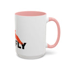 Let’s Fly Coffee Mug — Inspirational Bird Design Accent Mug (11/15oz)