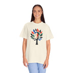 Tree of Faces T-Shirt Colorful Abstract Tree Graphic Tee