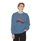 Let's Fly Sweatshirt, Graphic Bird Crewneck