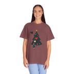 Christmas Tree Hearts T-Shirt — Cute Holiday Tree with Hearts Graphic