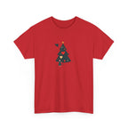 Christmas Tree Tee — Cute Heart Holiday T‑Shirt