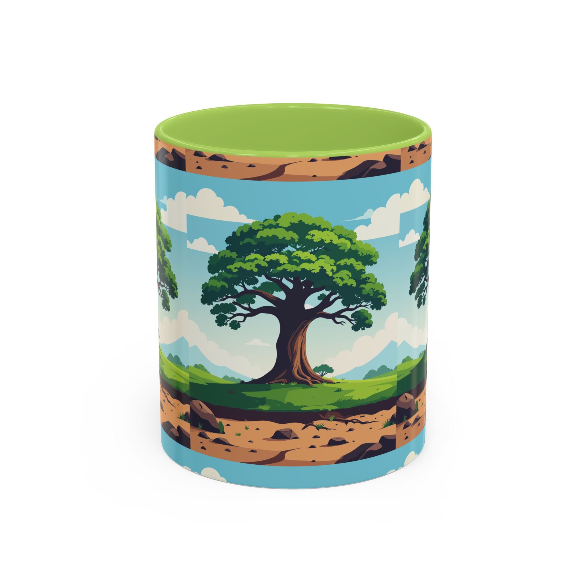 Oak Tree Scenic Accent Coffee Mug Nature Landscape 11/15oz