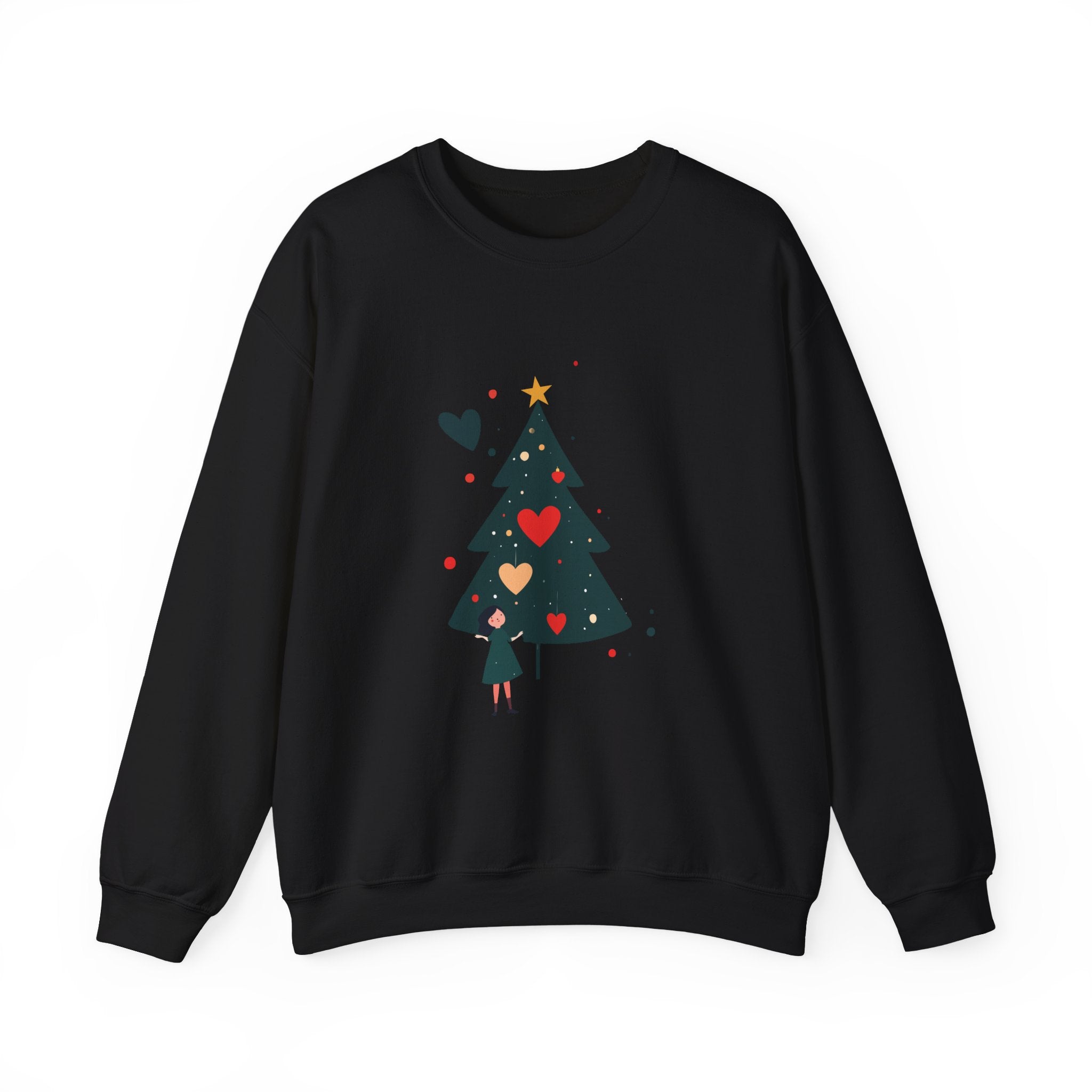 Christmas Tree Heart Sweatshirt