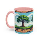 Oak Tree Scenic Accent Coffee Mug Nature Landscape 11/15oz