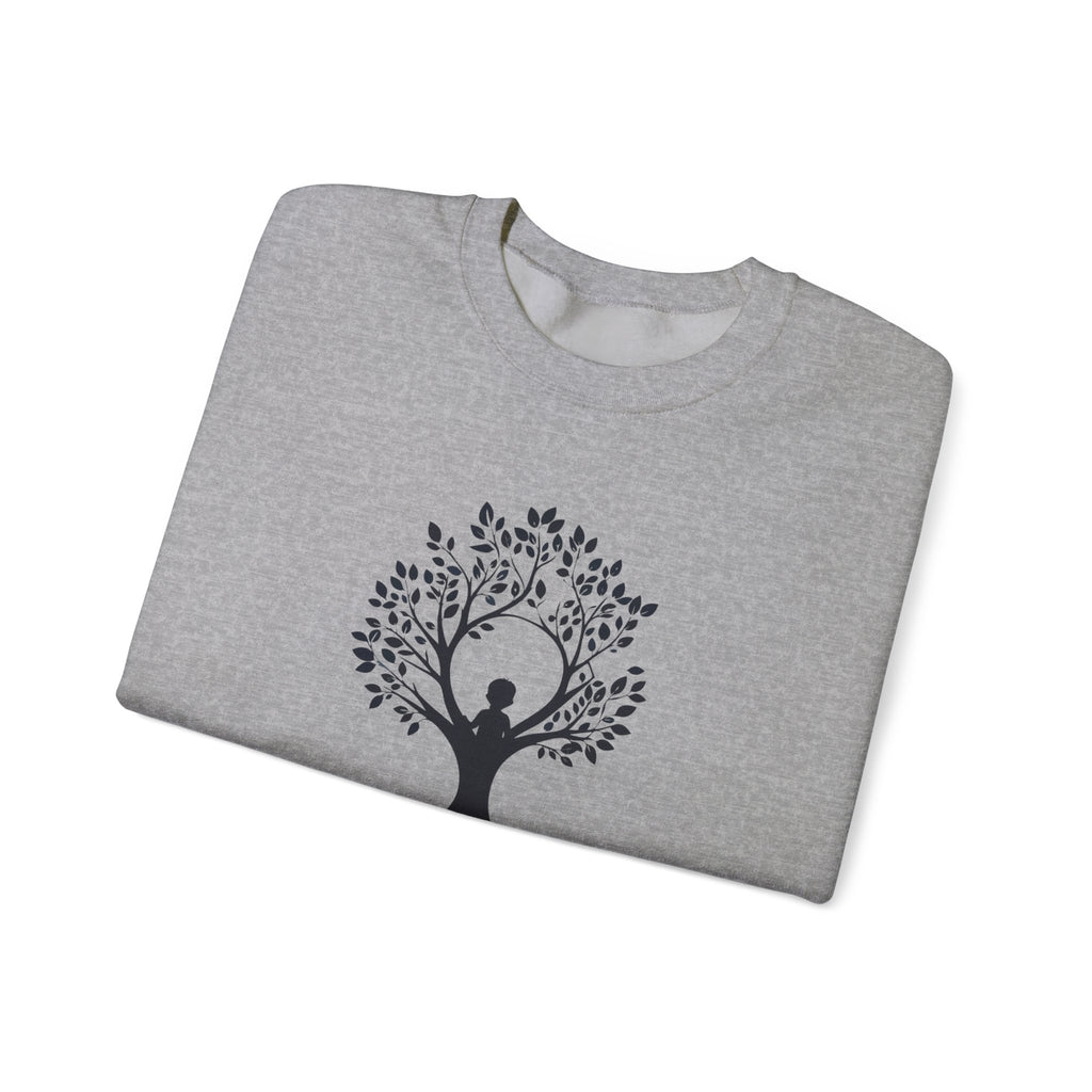 Crewneck Sweatshirt Tree of Life Yoga Silhouette