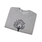 Crewneck Sweatshirt Tree of Life Yoga Silhouette