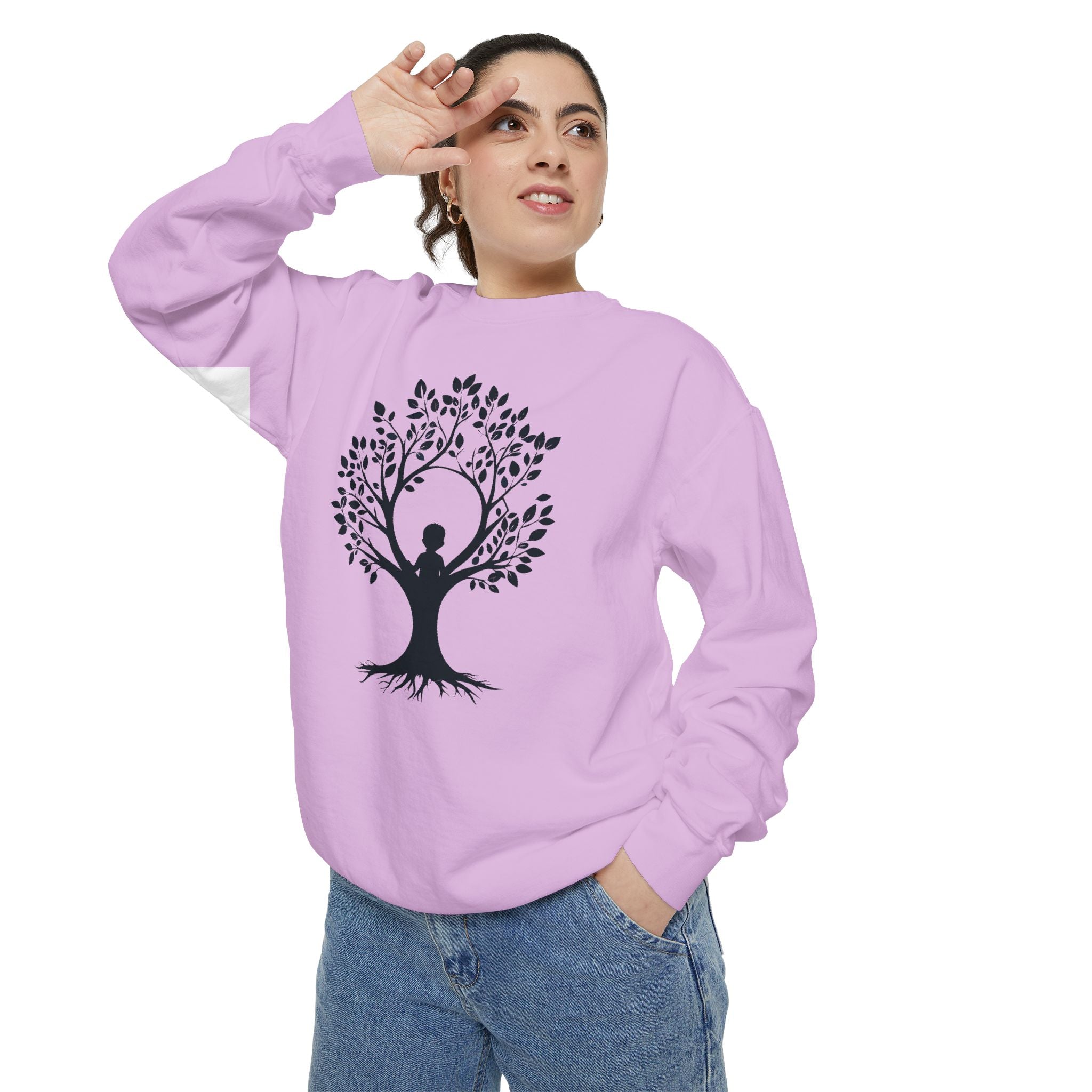 Tree of Life Sweatshirt Yoga Meditation Spiritual Crewneck