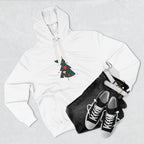 Christmas Tree Heart Hoodie – Cute Minimal Holiday Fleece Hoodie