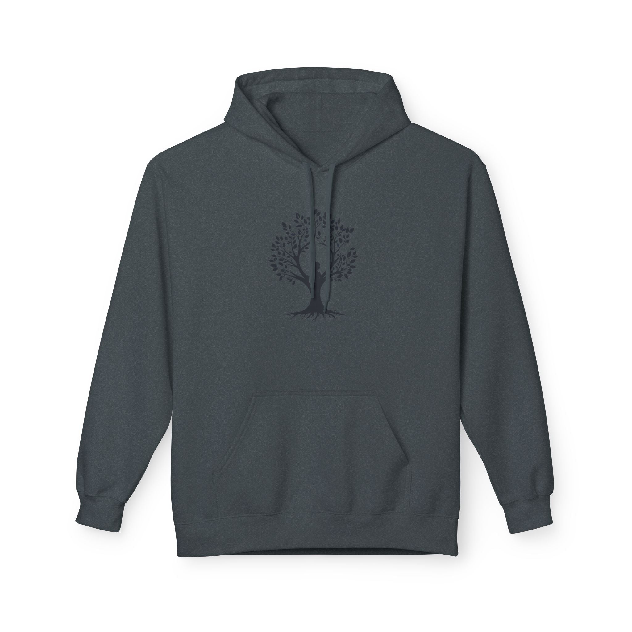 Tree of Life Hoodie Minimal Botanical Graphic Pullover