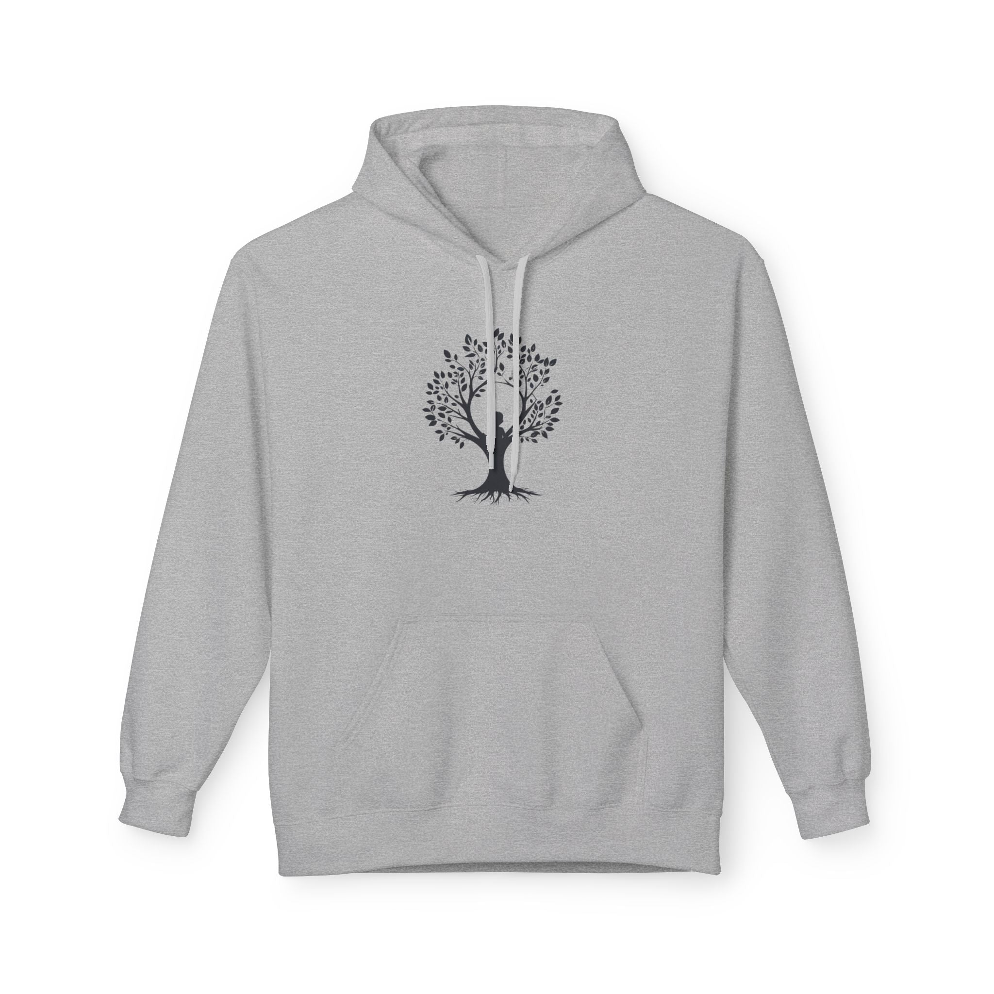 Tree of Life Hoodie Minimal Botanical Graphic Pullover