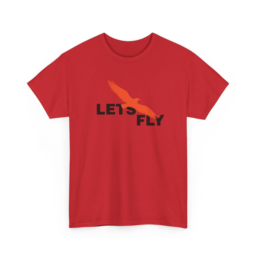 Lets Fly T-Shirt — Minimal Bird Graphic Tee