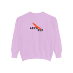 Let's Fly Sweatshirt — Graphic Bird Crewneck for Adventure Lovers