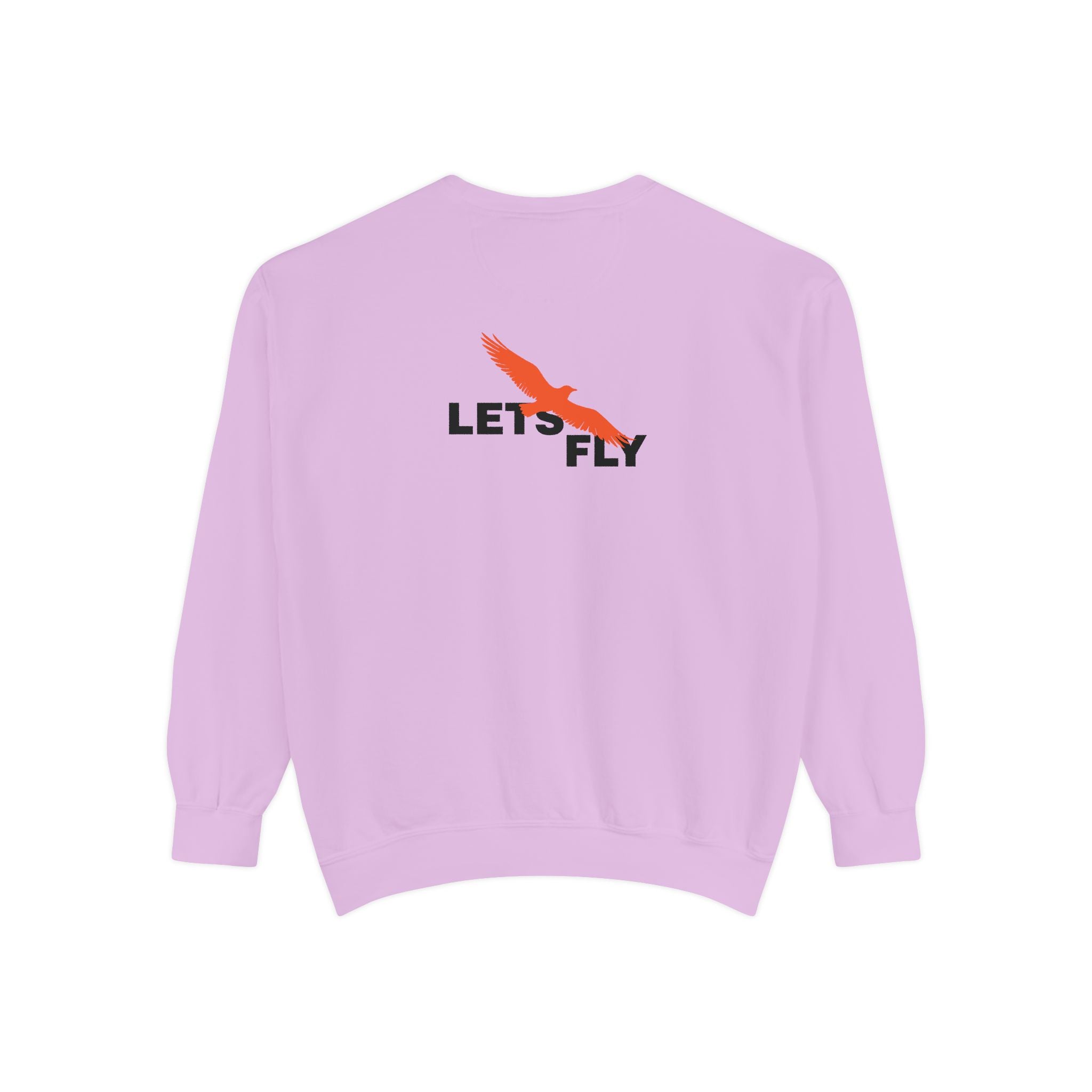Let's Fly Sweatshirt — Graphic Bird Crewneck for Adventure Lovers